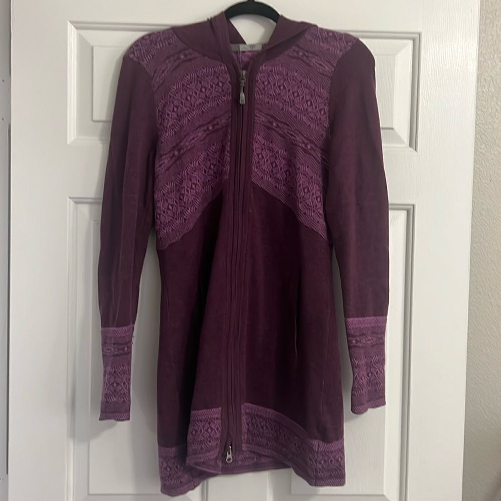 Athleta long wool sweater